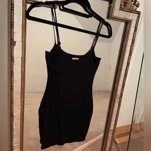Oh Polly black mini dress